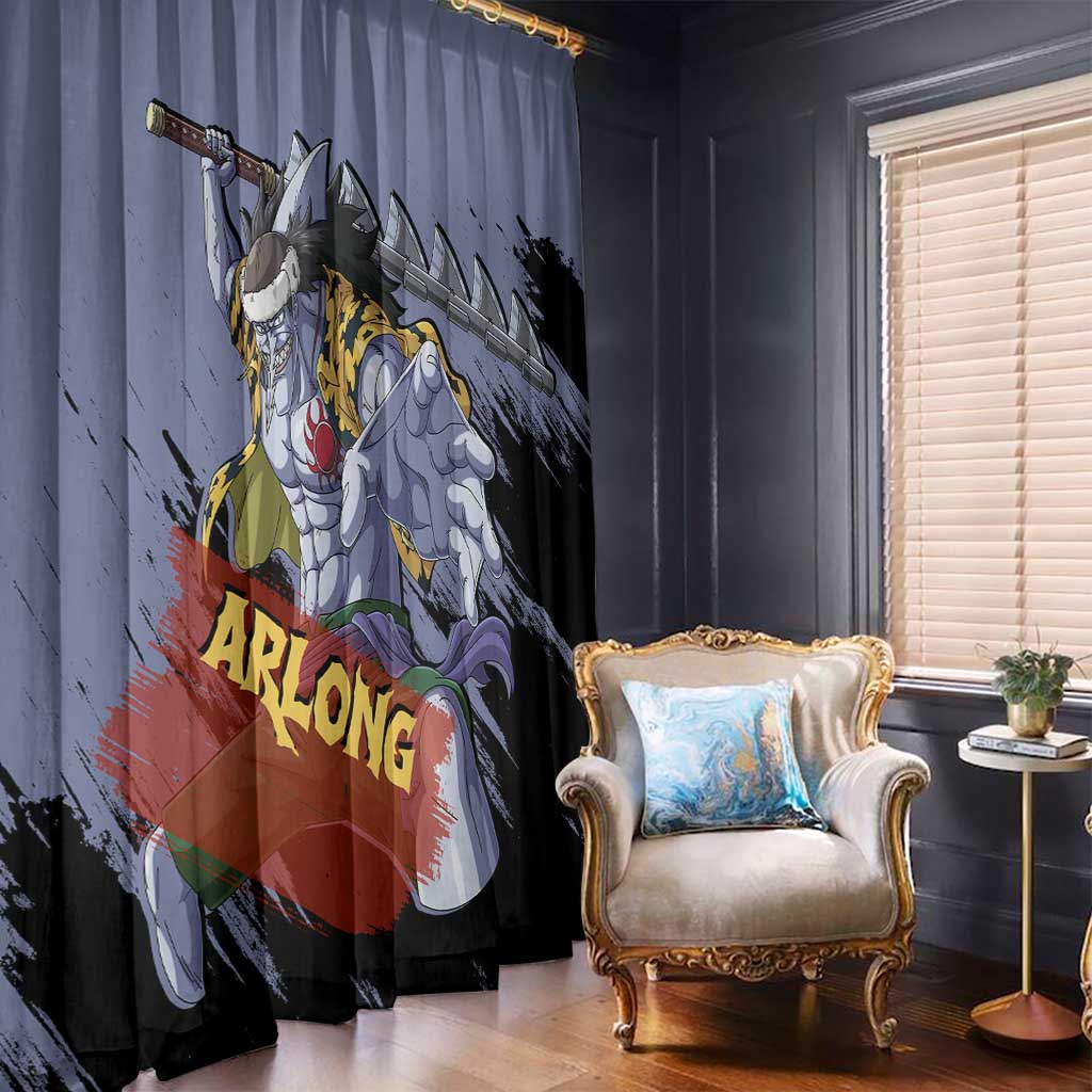 Arlong - One Piece Window Curtain Anime Style