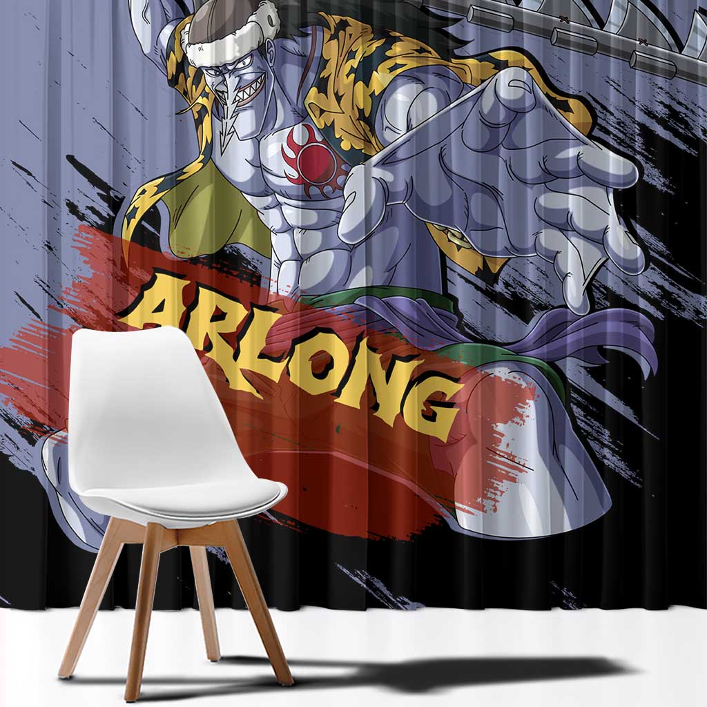Arlong - One Piece Window Curtain Anime Style
