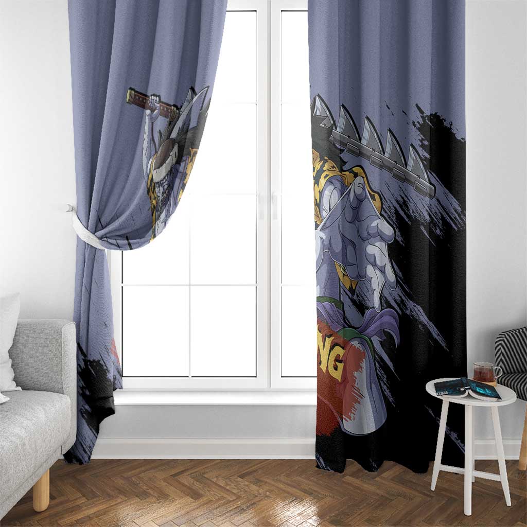 Arlong - One Piece Window Curtain Anime Style