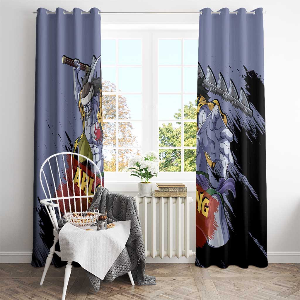 Arlong - One Piece Window Curtain Anime Style
