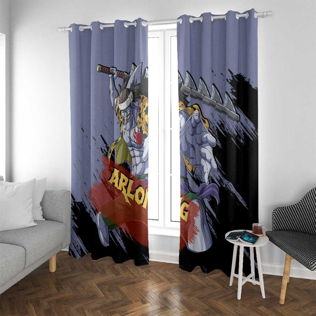 Arlong - One Piece Window Curtain Anime Style