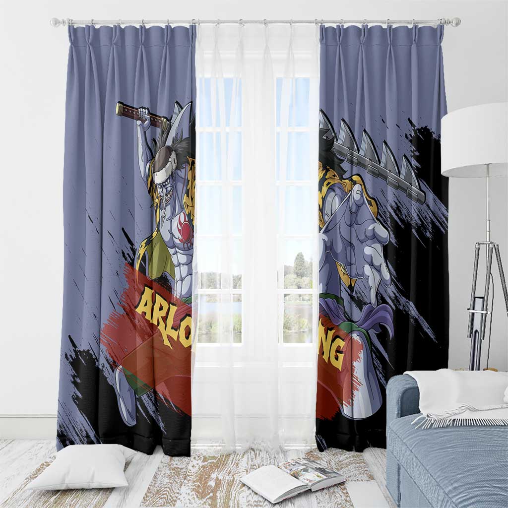 Arlong - One Piece Window Curtain Anime Style