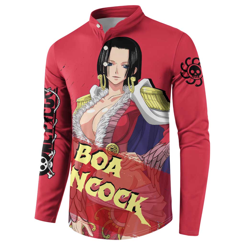 Boa Hancock - One Piece Button Sweatshirt Anime Style