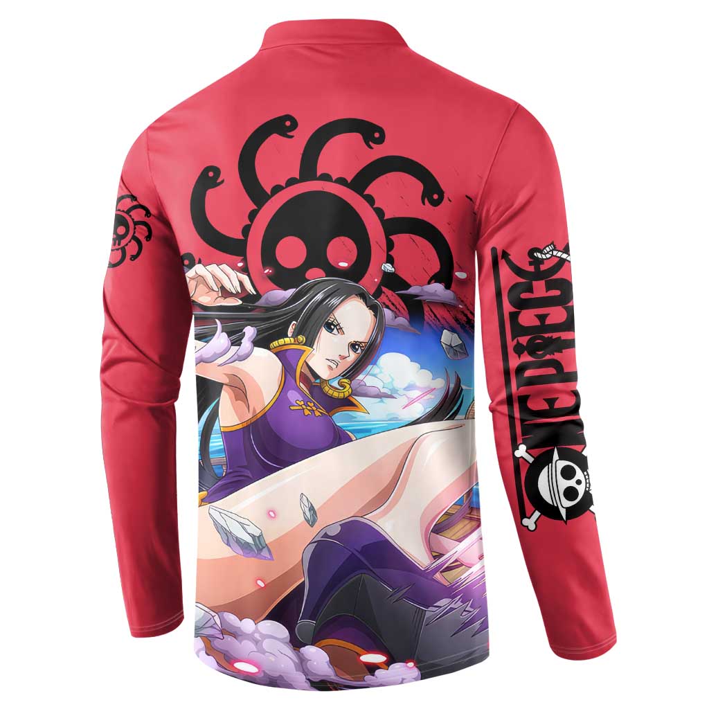 Boa Hancock - One Piece Button Sweatshirt Anime Style