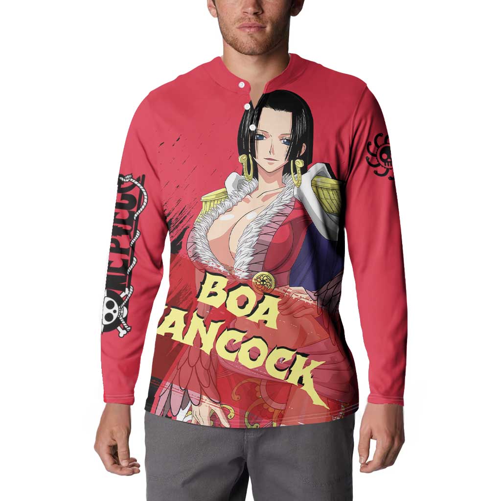 Boa Hancock - One Piece Button Sweatshirt Anime Style