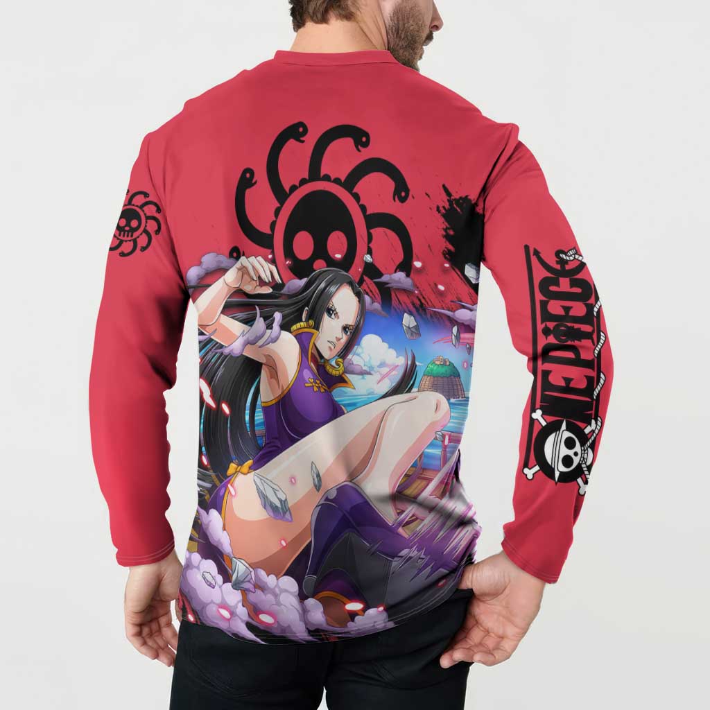 Boa Hancock - One Piece Button Sweatshirt Anime Style
