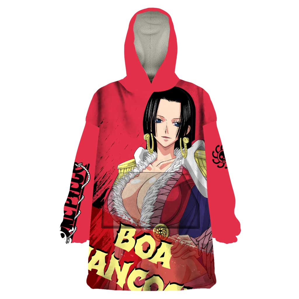 Boa Hancock - One Piece Wearable Blanket Hoodie Anime Style
