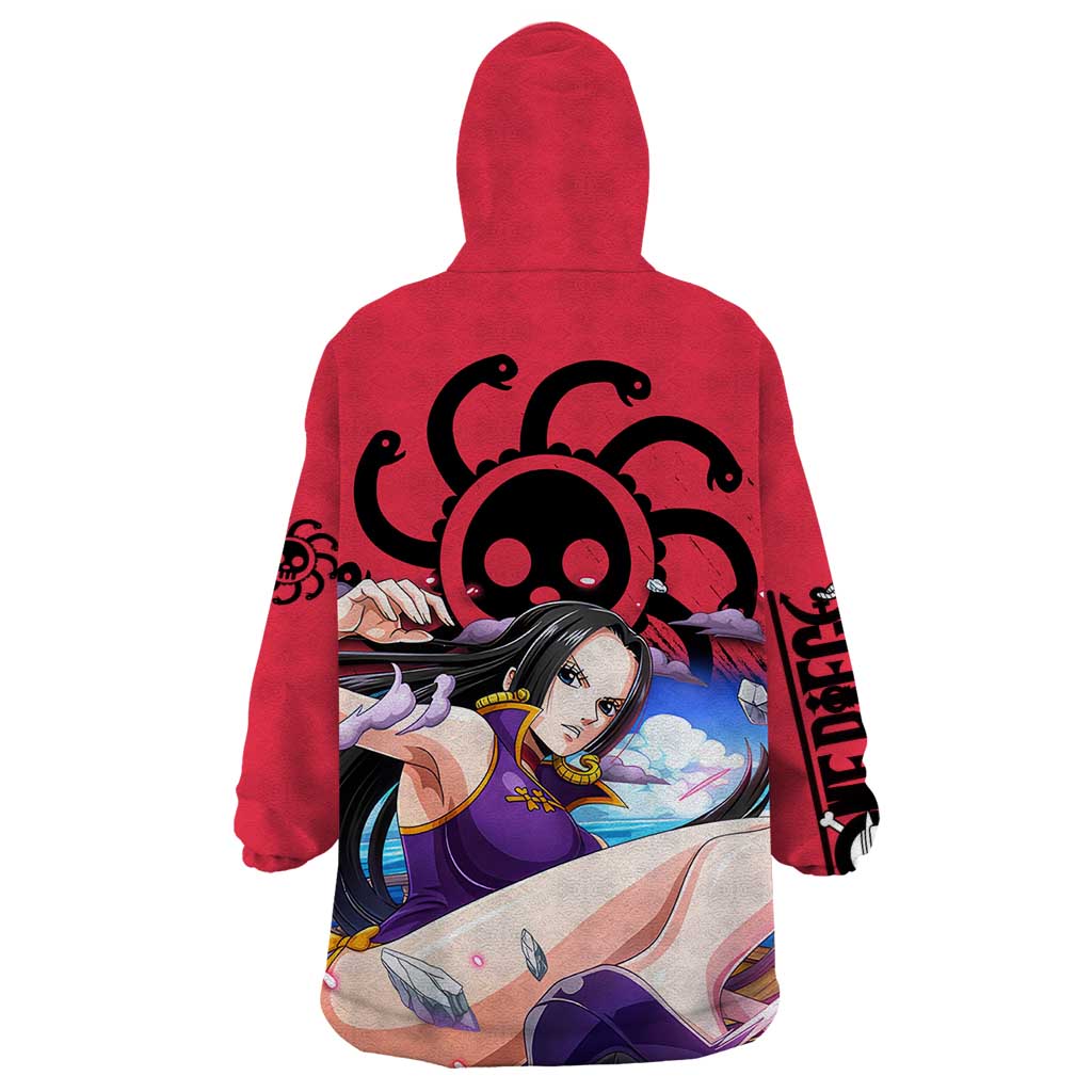 Boa Hancock - One Piece Wearable Blanket Hoodie Anime Style