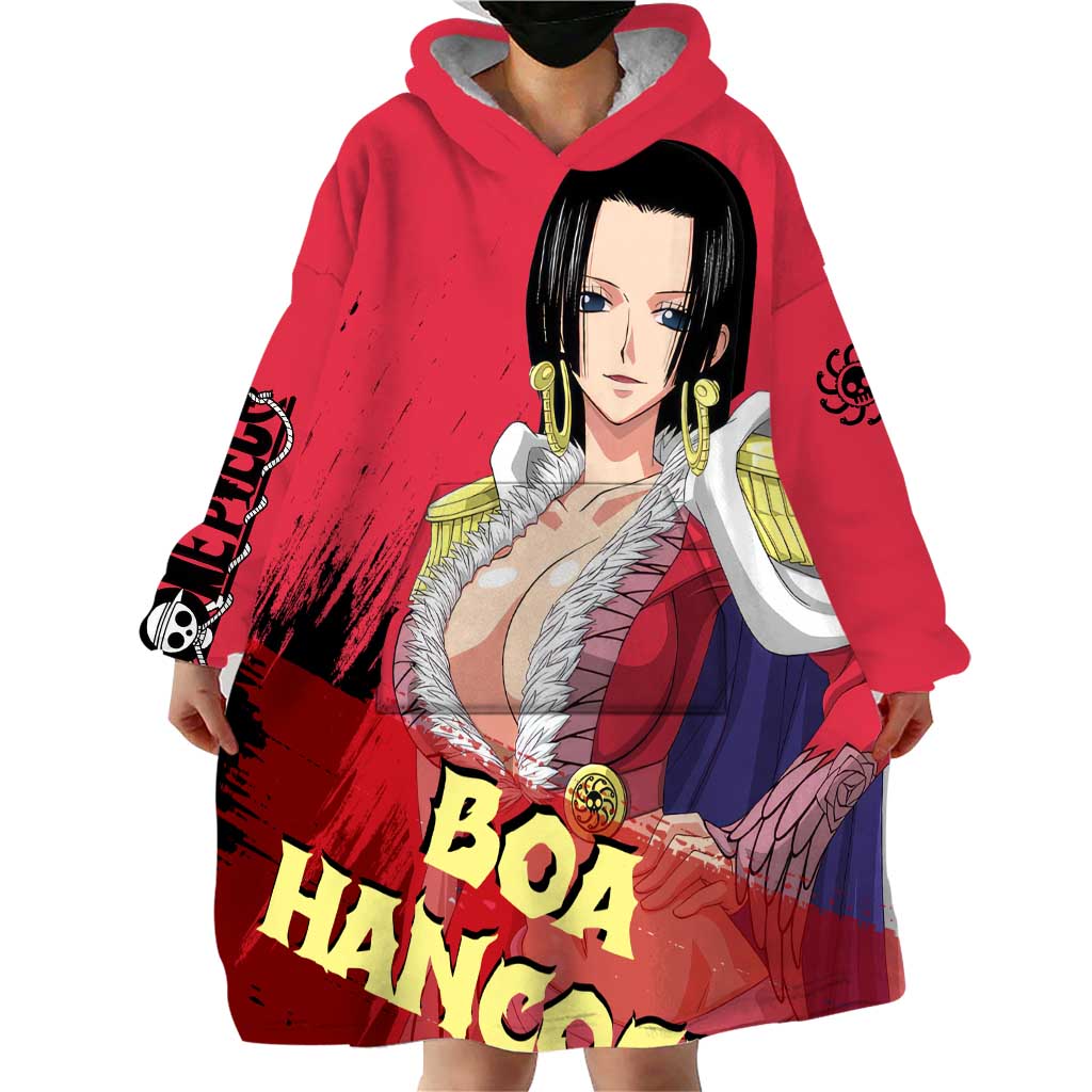 Boa Hancock - One Piece Wearable Blanket Hoodie Anime Style