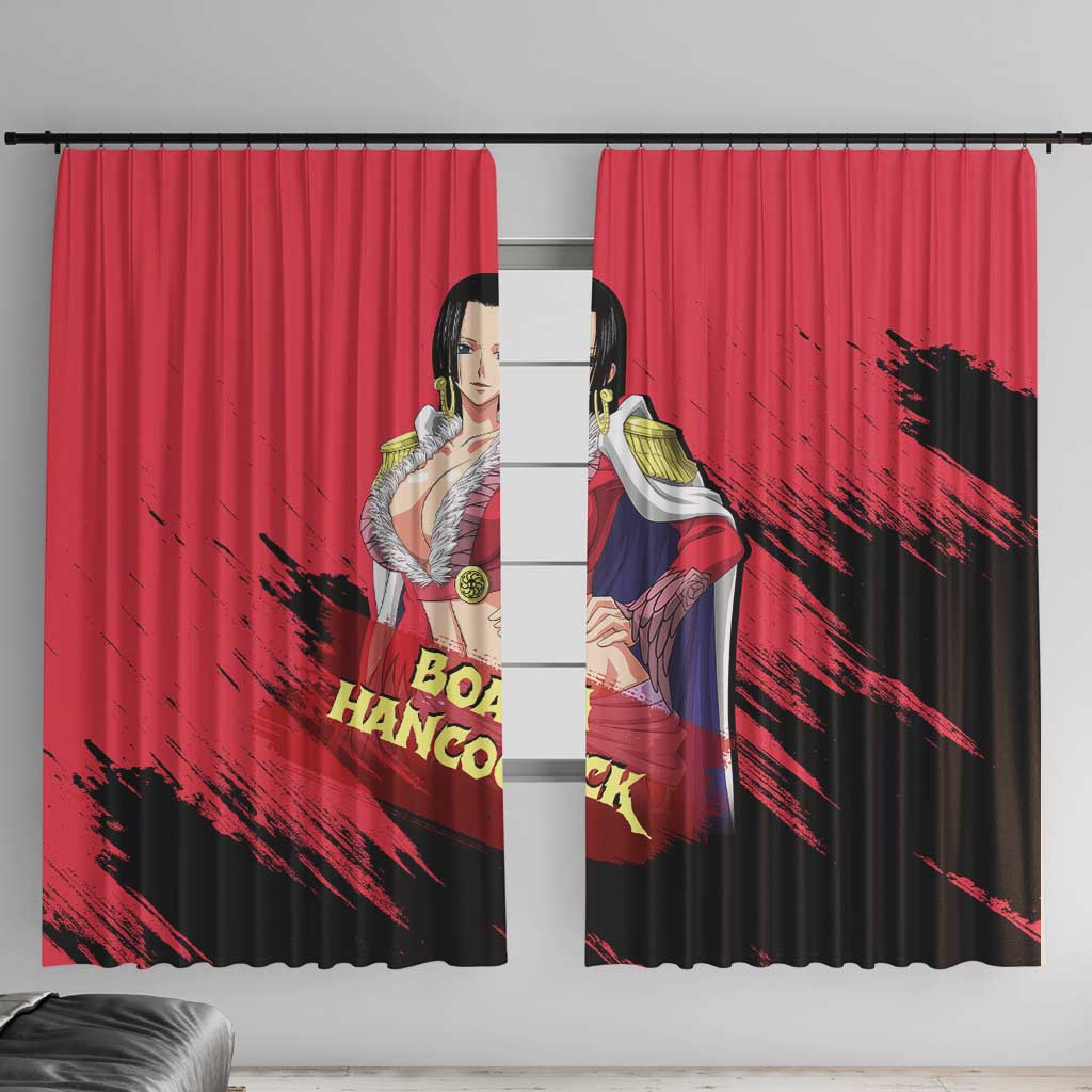 Boa Hancock - One Piece Window Curtain Anime Style