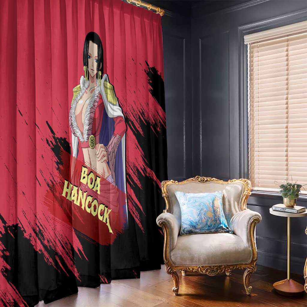 Boa Hancock - One Piece Window Curtain Anime Style
