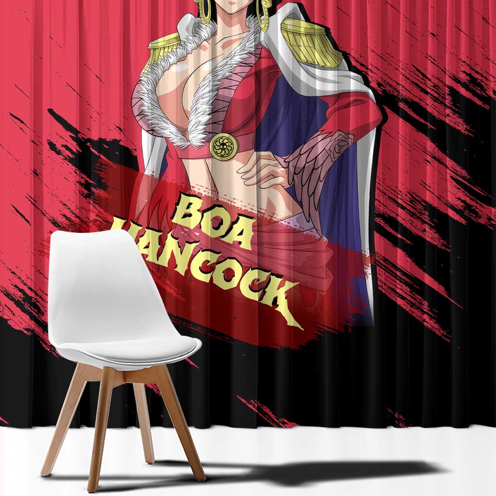 Boa Hancock - One Piece Window Curtain Anime Style