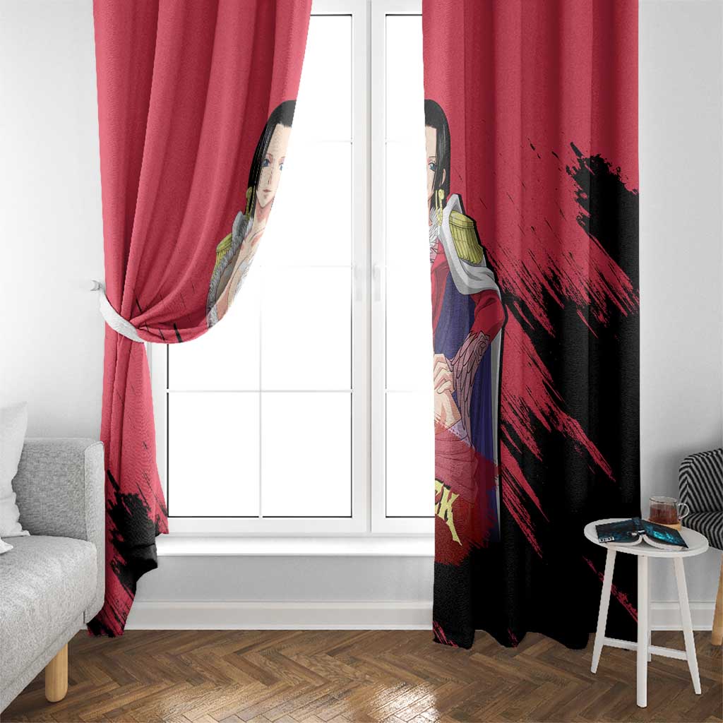 Boa Hancock - One Piece Window Curtain Anime Style