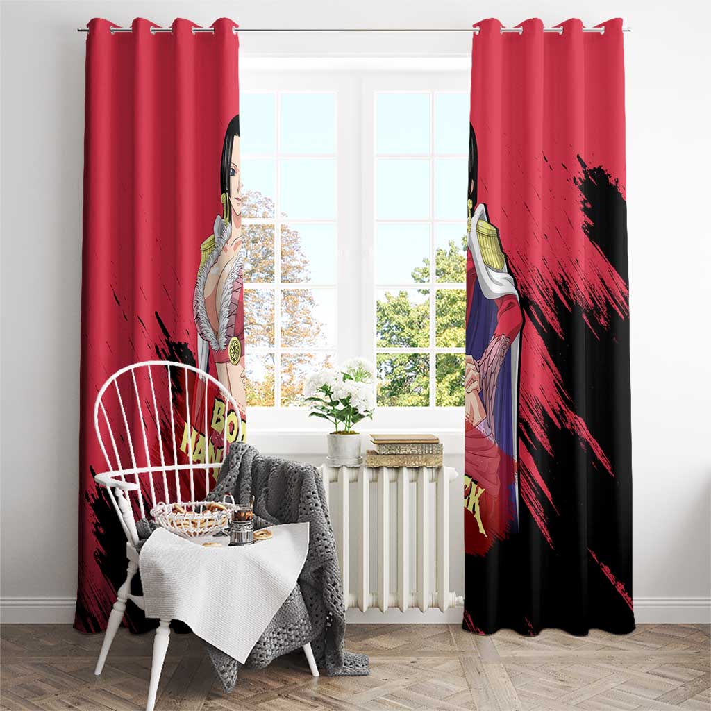 Boa Hancock - One Piece Window Curtain Anime Style