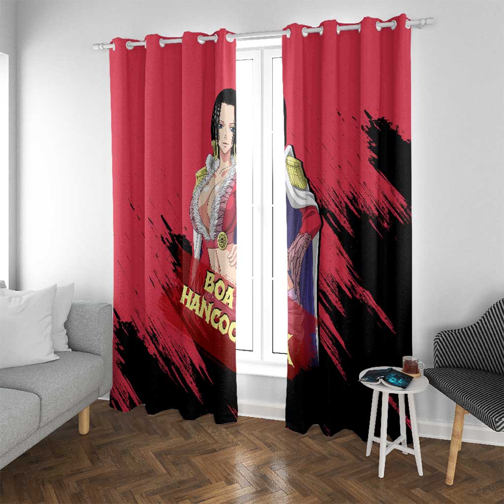 Boa Hancock - One Piece Window Curtain Anime Style