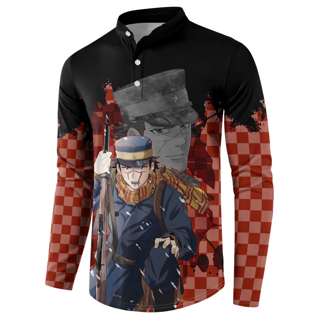 Saichi Sugimoto - Golden Kamuy Button Sweatshirt Anime Style