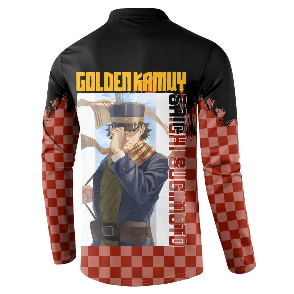 Saichi Sugimoto - Golden Kamuy Button Sweatshirt Anime Style