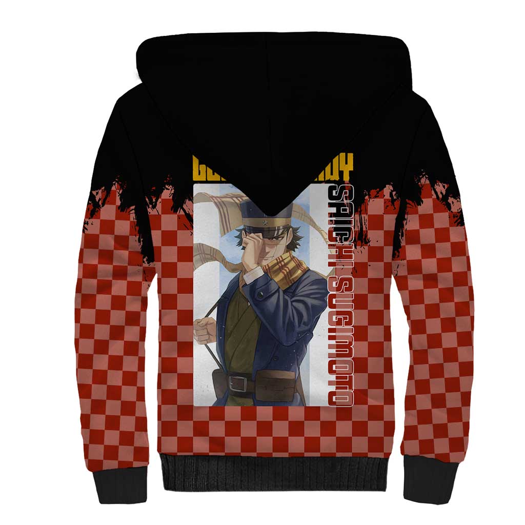 Saichi Sugimoto - Golden Kamuy Sherpa Hoodie Anime Style