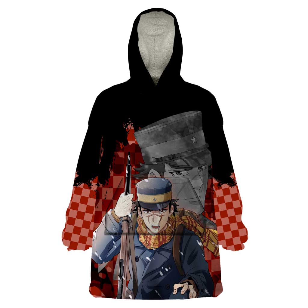Saichi Sugimoto - Golden Kamuy Wearable Blanket Hoodie Anime Style