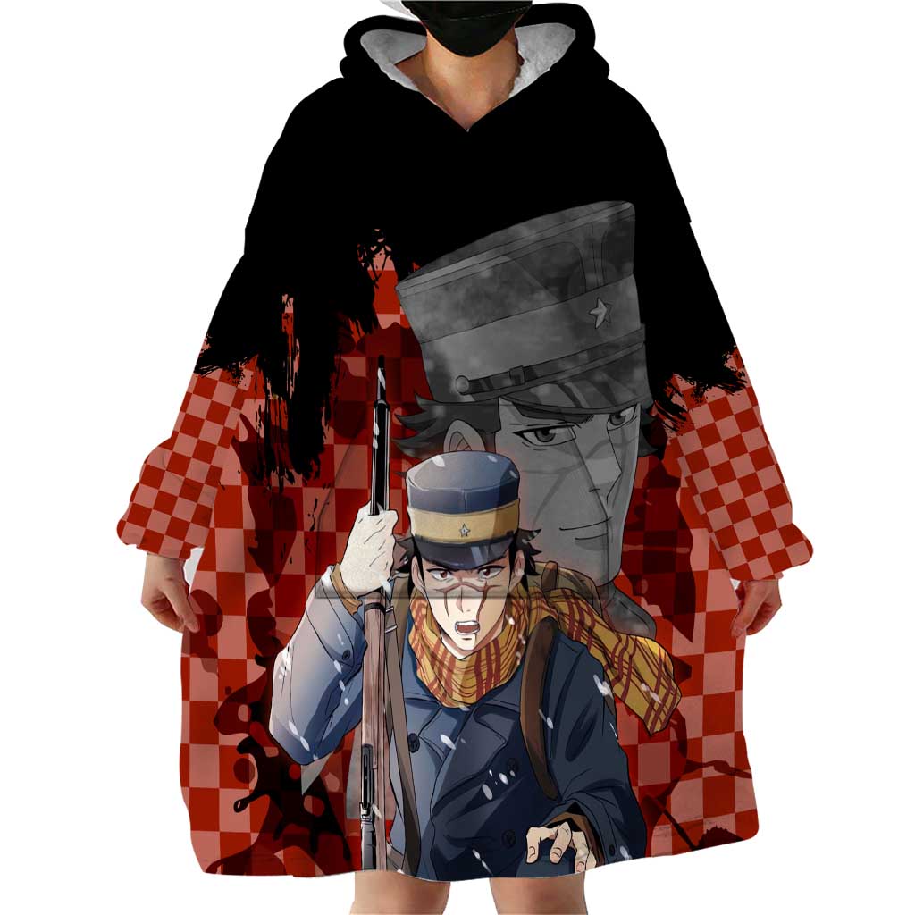 Saichi Sugimoto - Golden Kamuy Wearable Blanket Hoodie Anime Style