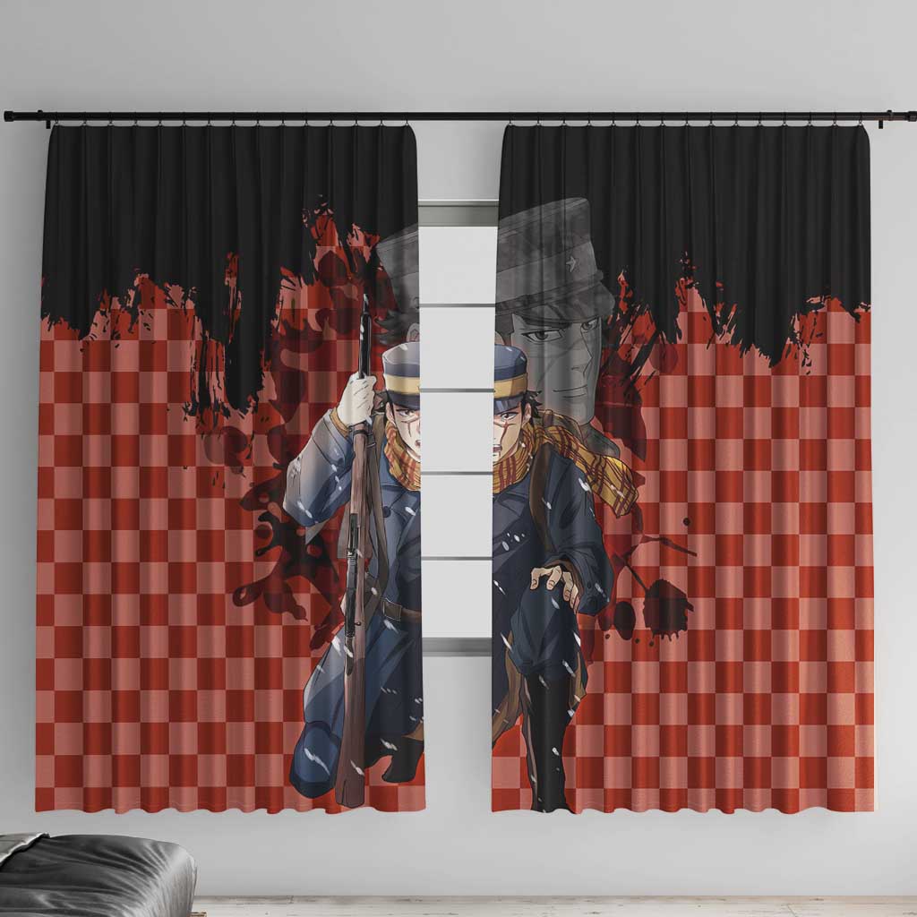 Saichi Sugimoto - Golden Kamuy Window Curtain Anime Style