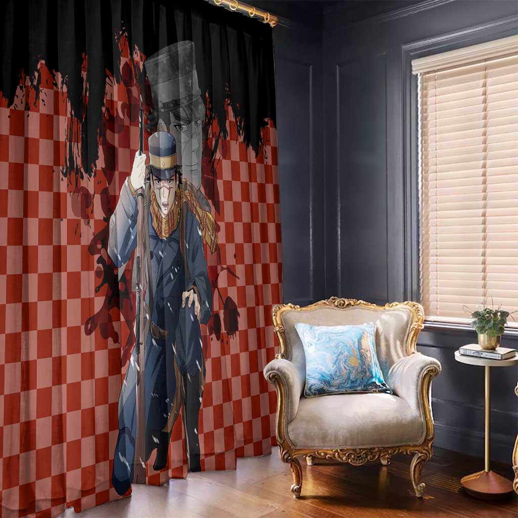 Saichi Sugimoto - Golden Kamuy Window Curtain Anime Style