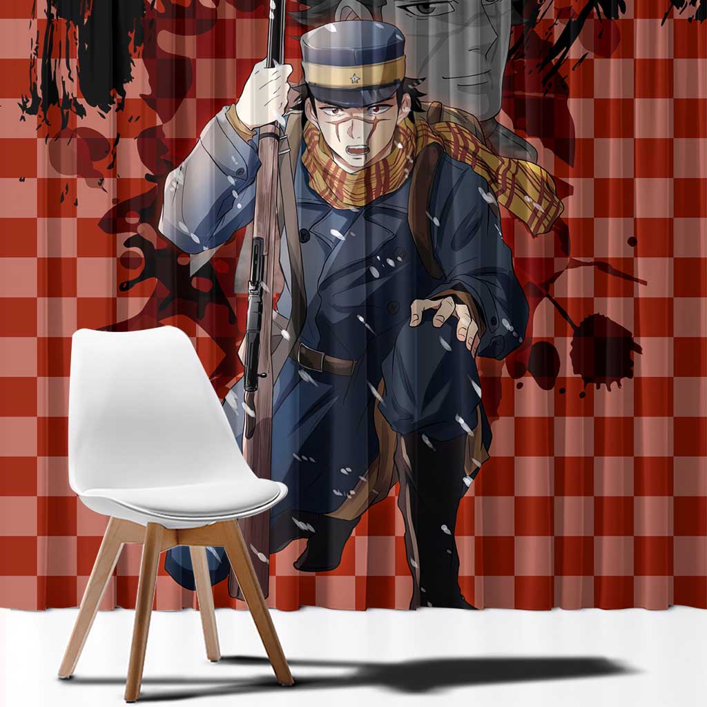 Saichi Sugimoto - Golden Kamuy Window Curtain Anime Style
