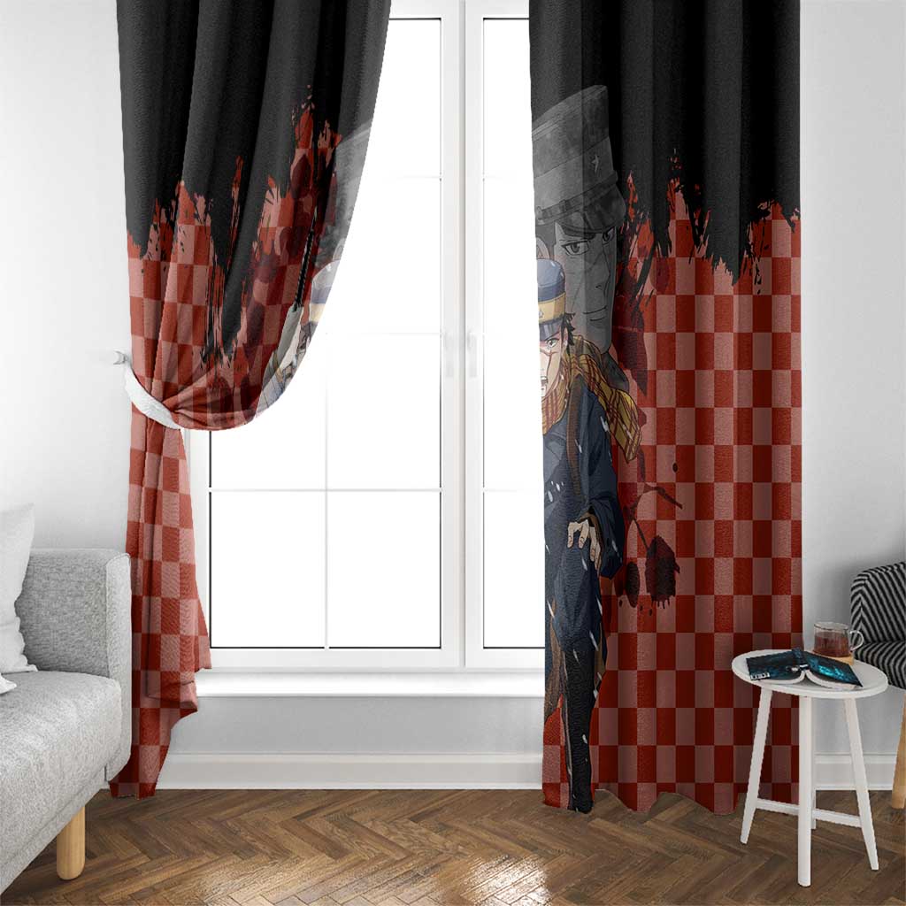Saichi Sugimoto - Golden Kamuy Window Curtain Anime Style