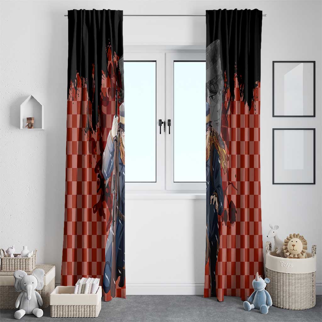 Saichi Sugimoto - Golden Kamuy Window Curtain Anime Style