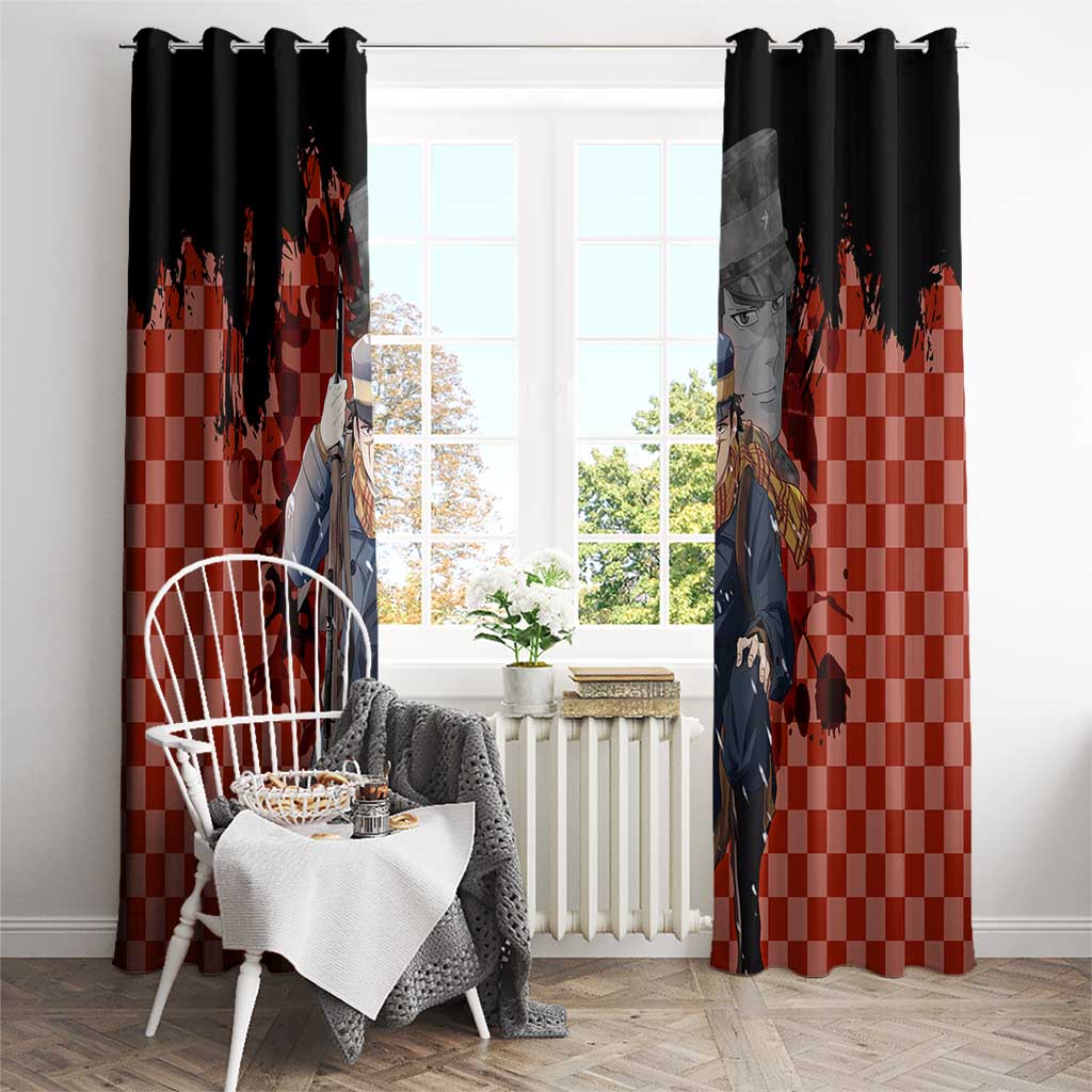 Saichi Sugimoto - Golden Kamuy Window Curtain Anime Style
