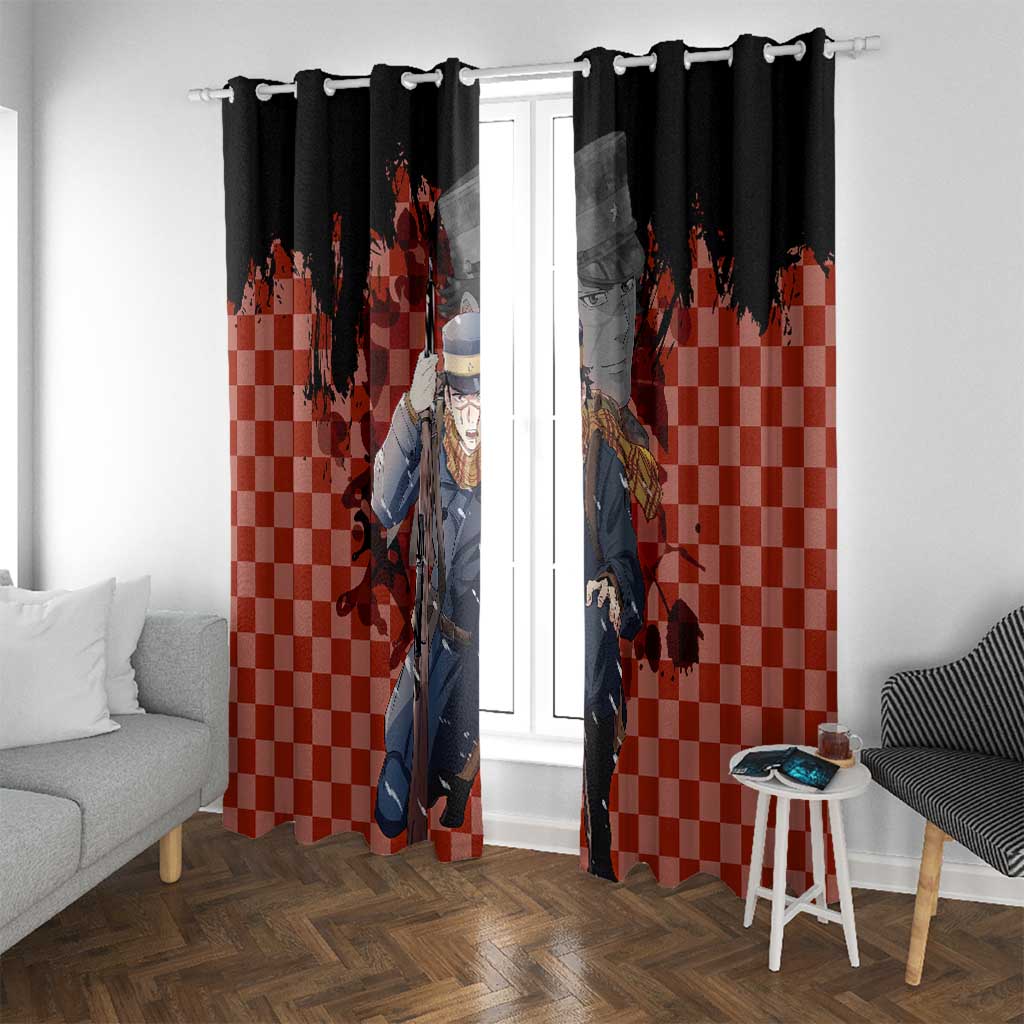 Saichi Sugimoto - Golden Kamuy Window Curtain Anime Style