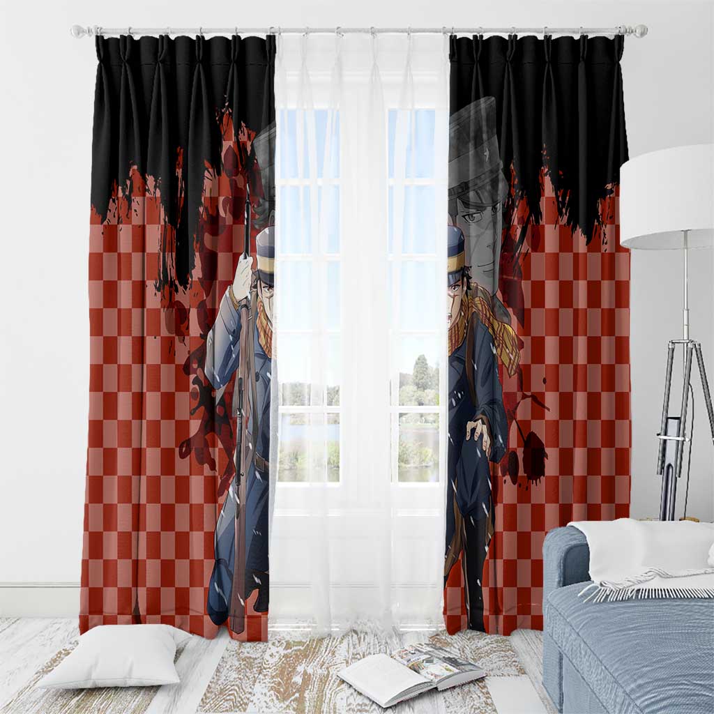 Saichi Sugimoto - Golden Kamuy Window Curtain Anime Style