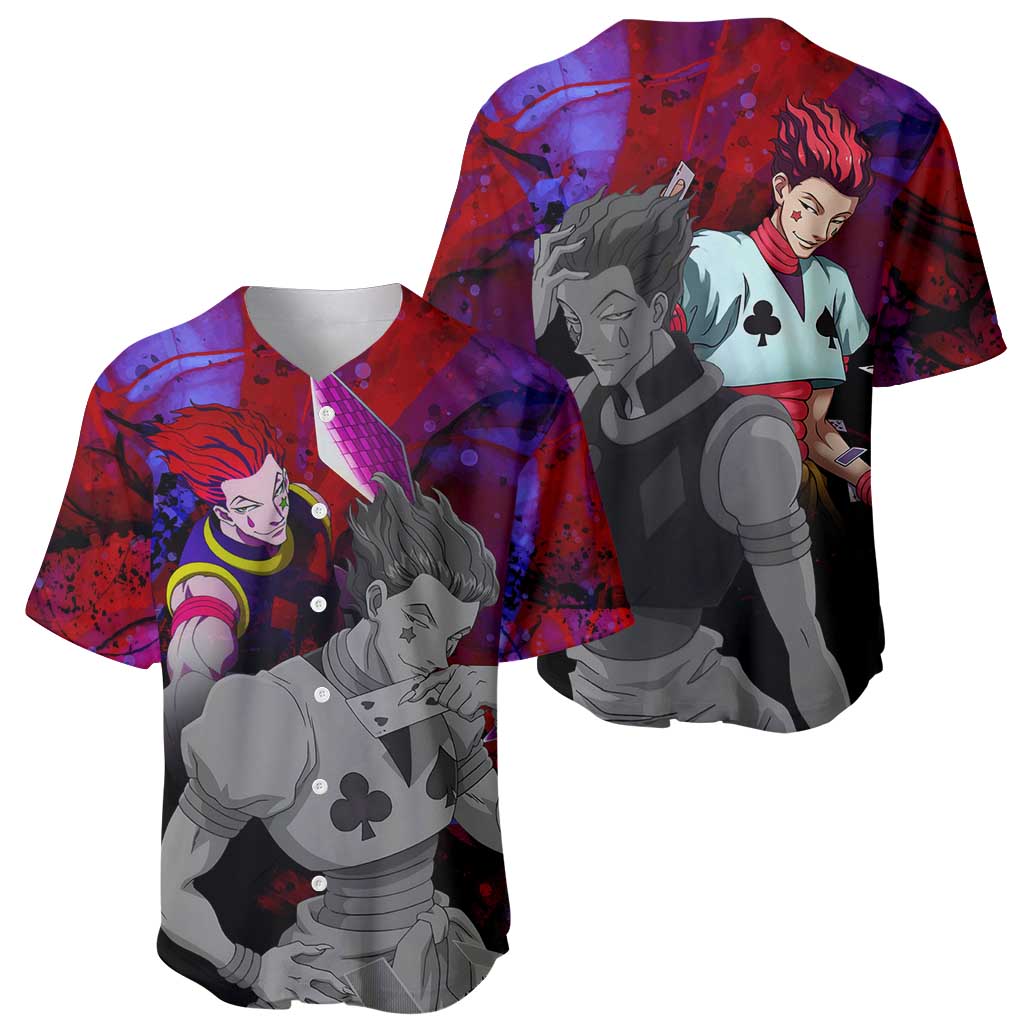 Hisoka Morow - Hunter X Hunter Baseball Jersey Anime Style
