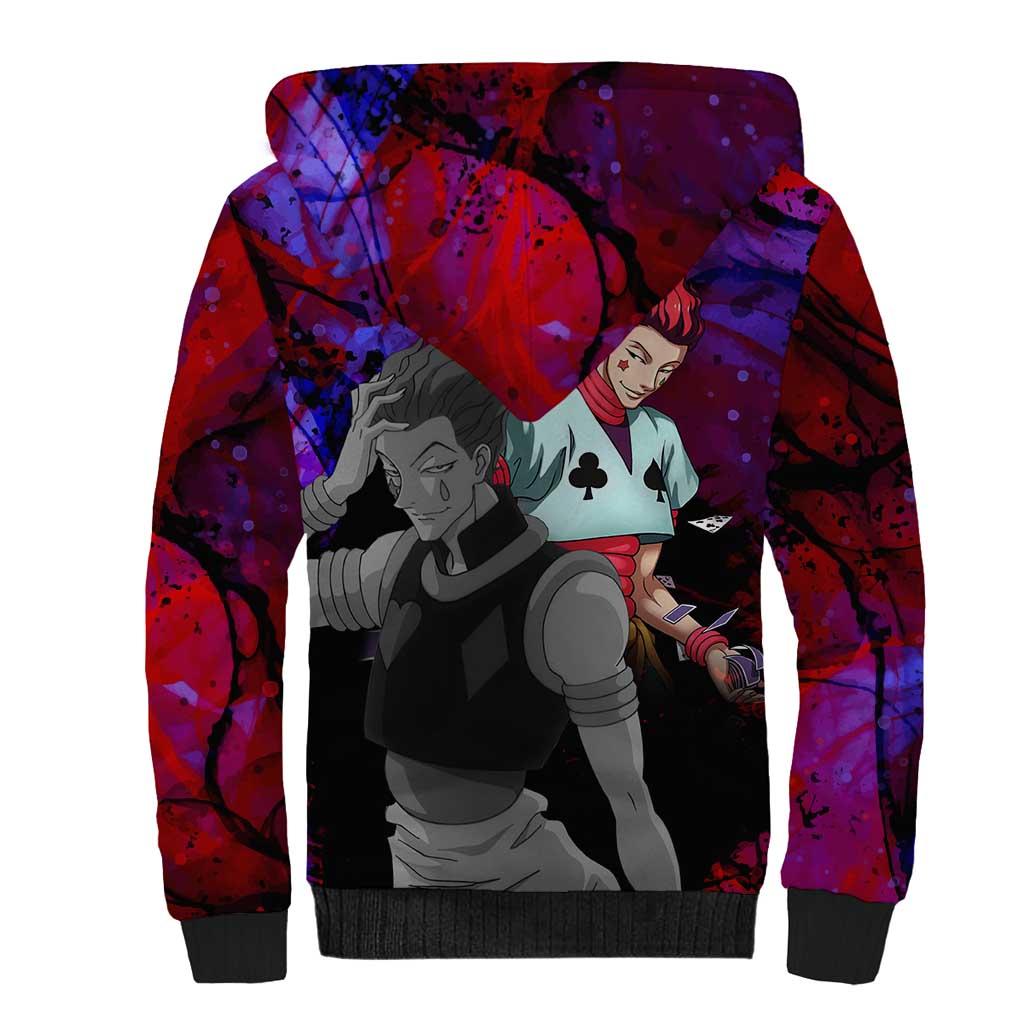 Hisoka Morow - Hunter X Hunter Sherpa Hoodie Anime Style