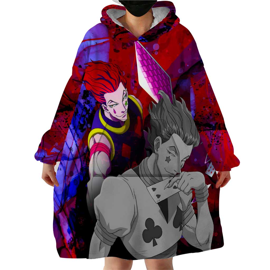 Hisoka Morow - Hunter X Hunter Wearable Blanket Hoodie Anime Style