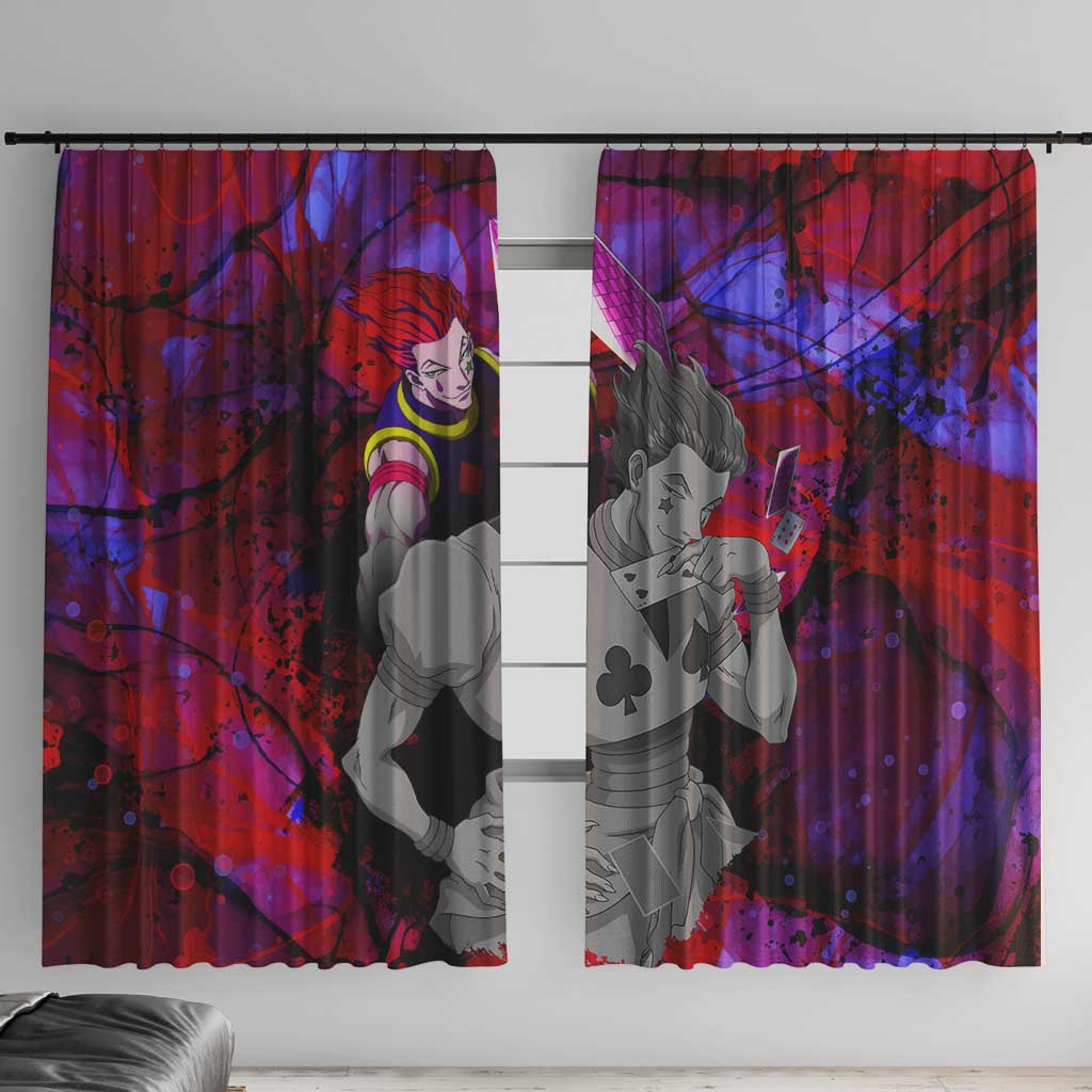 Hisoka Morow - Hunter X Hunter Window Curtain Anime Style