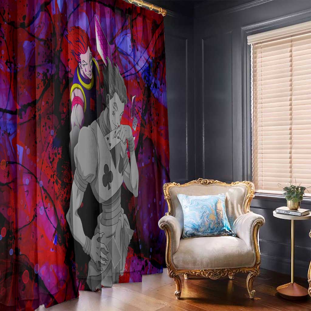 Hisoka Morow - Hunter X Hunter Window Curtain Anime Style