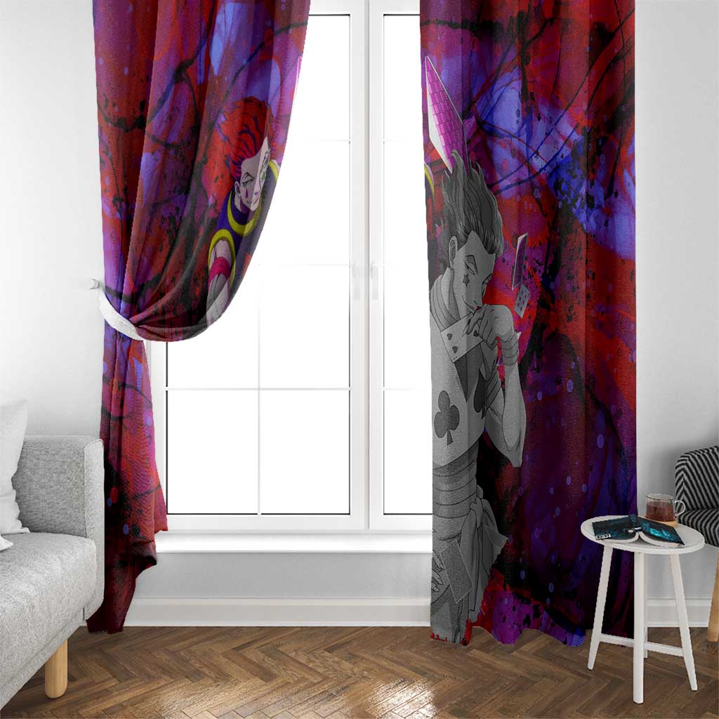 Hisoka Morow - Hunter X Hunter Window Curtain Anime Style