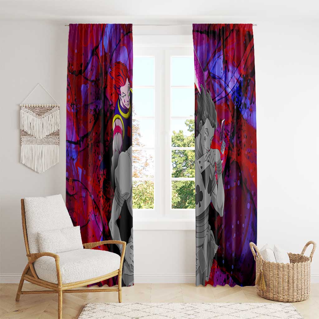 Hisoka Morow - Hunter X Hunter Window Curtain Anime Style