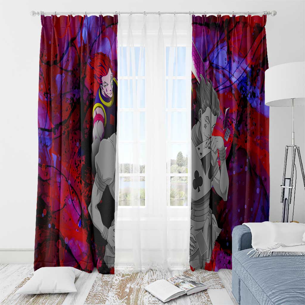 Hisoka Morow - Hunter X Hunter Window Curtain Anime Style