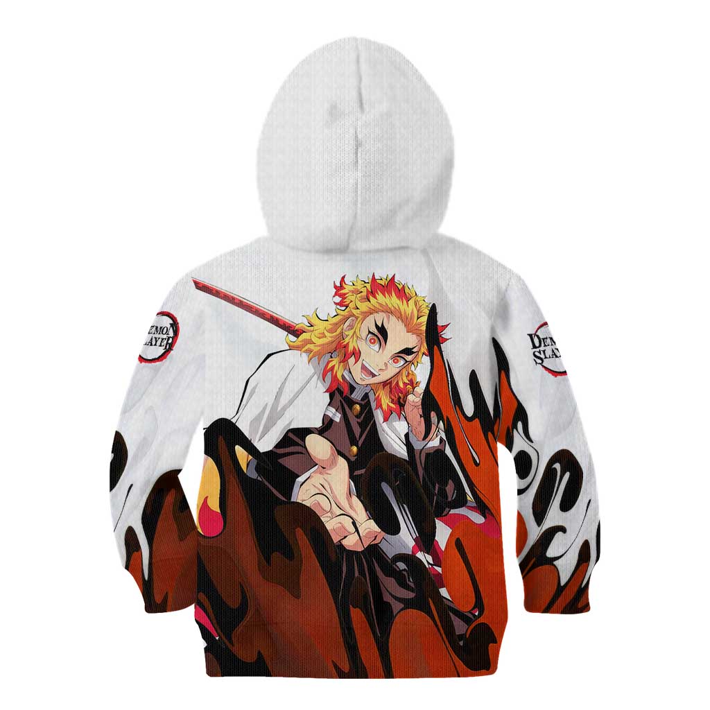 Rengoku Kyojuro - Demon Slayer Kid Hoodie Anime Style