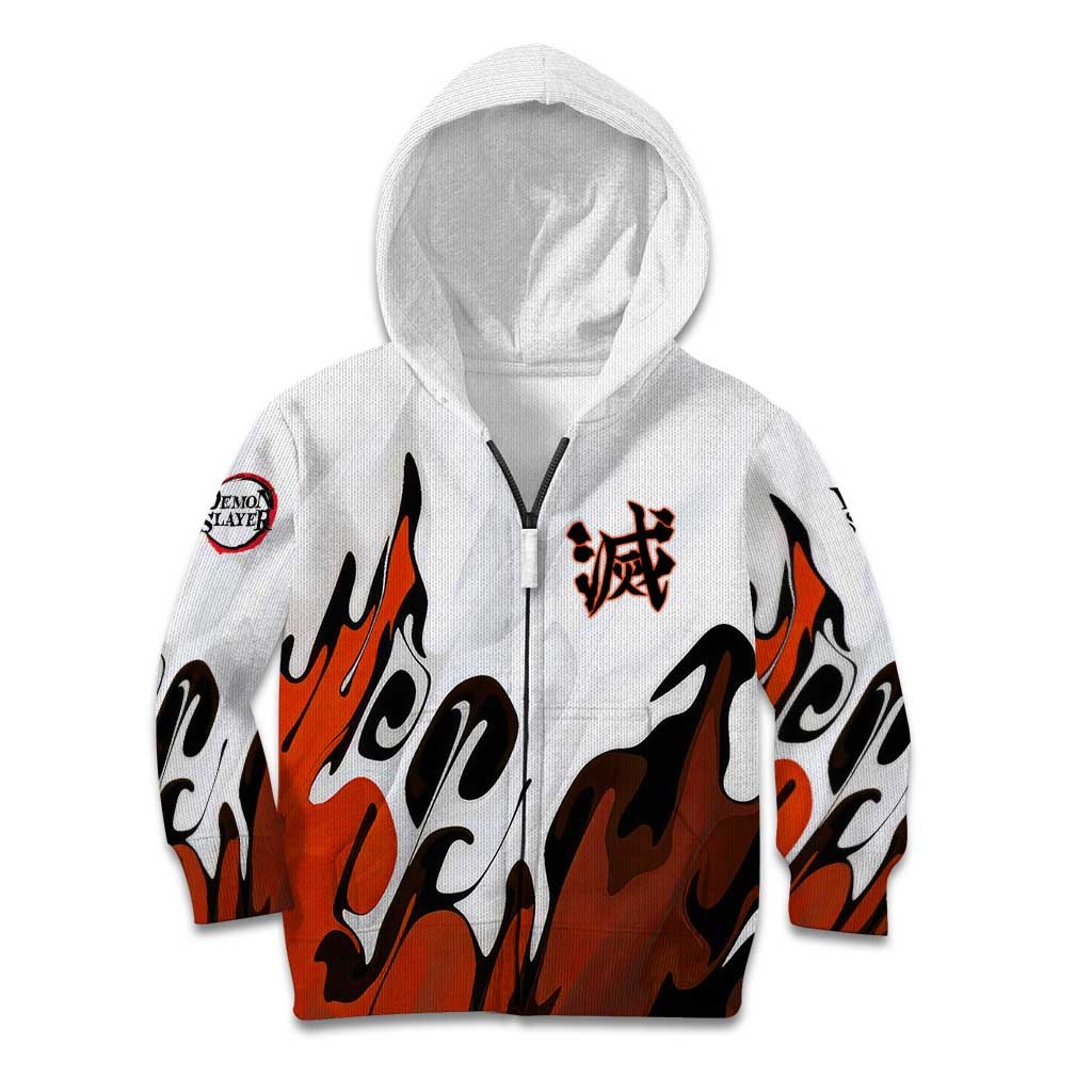 Rengoku Kyojuro - Demon Slayer Kid Hoodie Anime Style