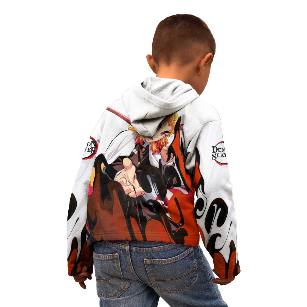 Rengoku Kyojuro - Demon Slayer Kid Hoodie Anime Style