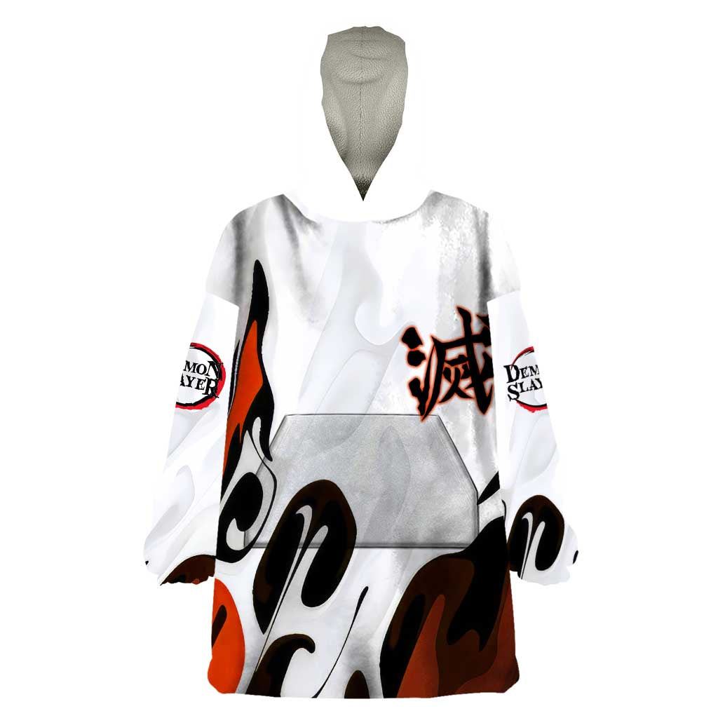 Rengoku Kyojuro - Demon Slayer Wearable Blanket Hoodie Anime Style