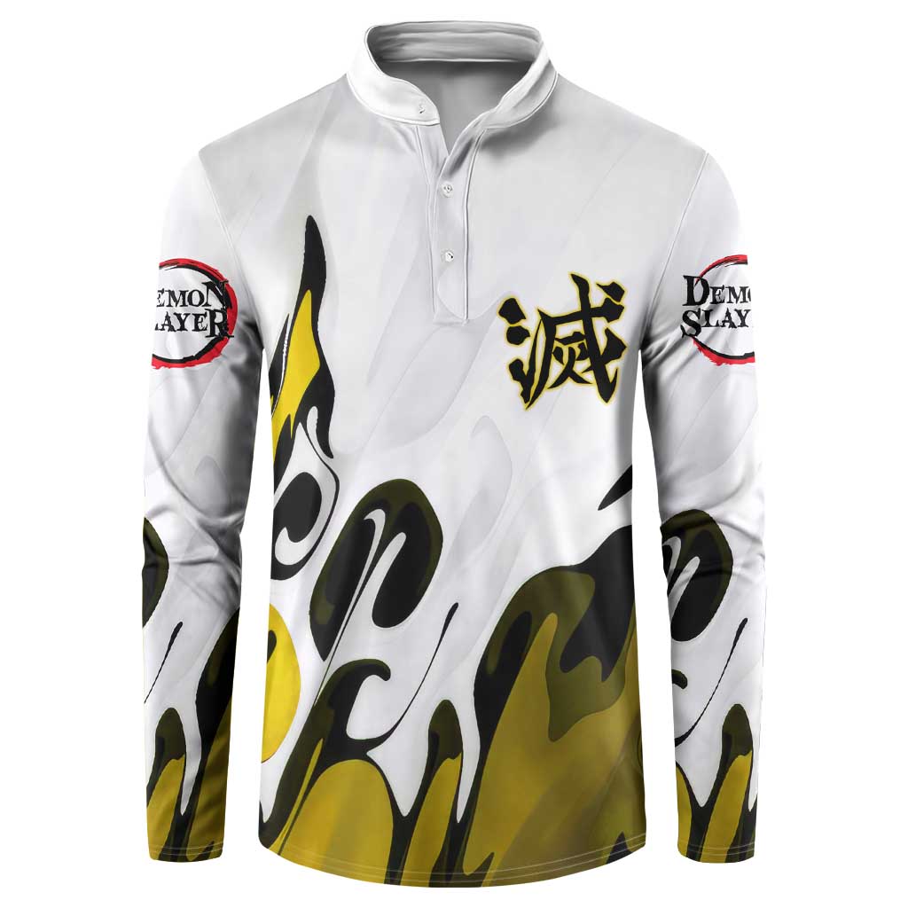 Zenitsu - Demon Slayer Button Sweatshirt Anime Style