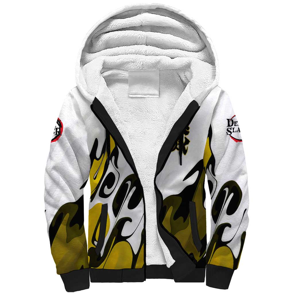 Zenitsu - Demon Slayer Sherpa Hoodie Anime Style
