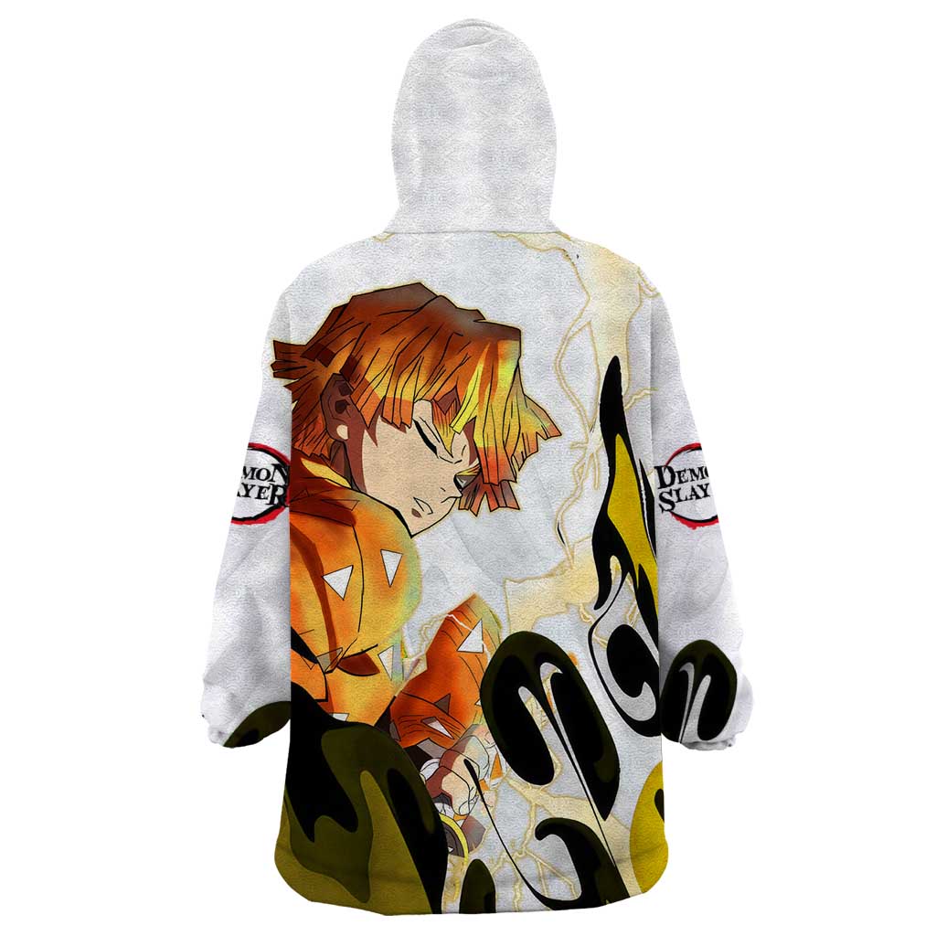 Zenitsu - Demon Slayer Wearable Blanket Hoodie Anime Style