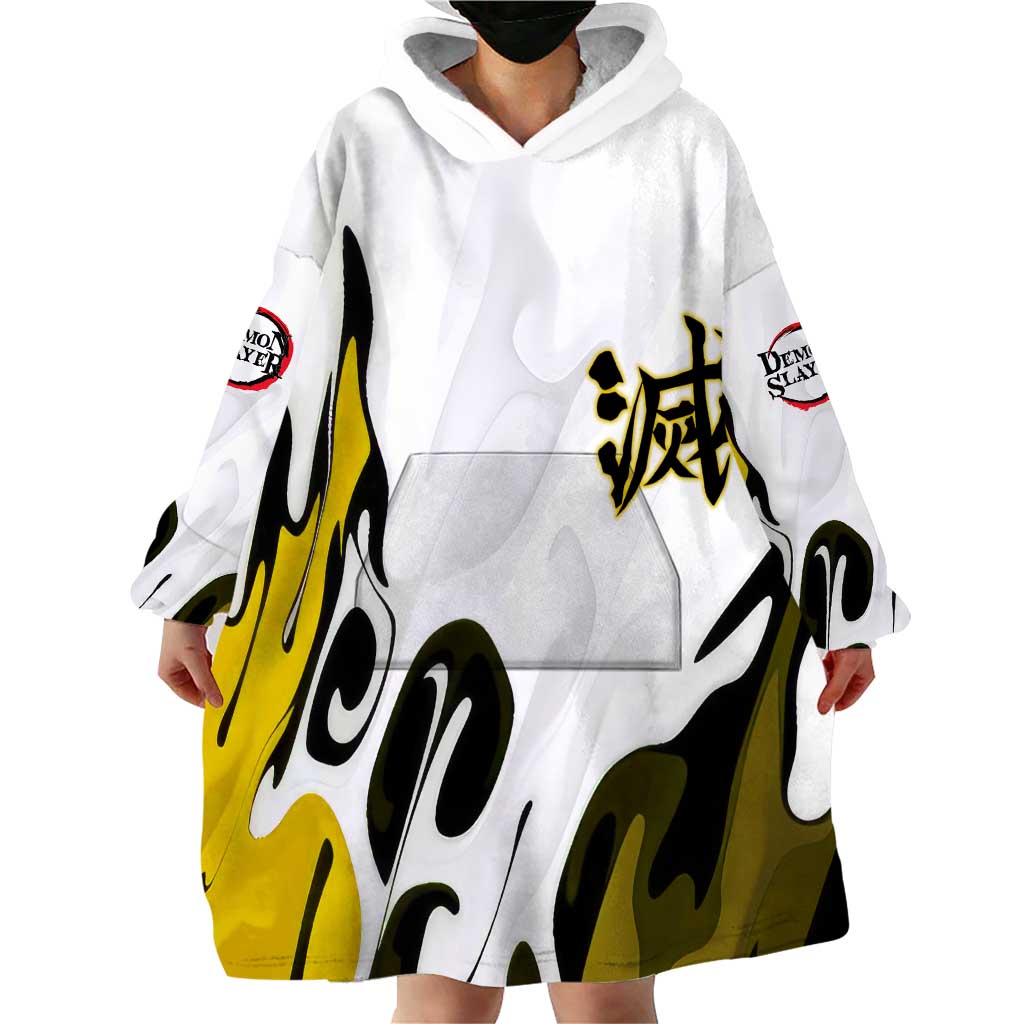 Zenitsu - Demon Slayer Wearable Blanket Hoodie Anime Style