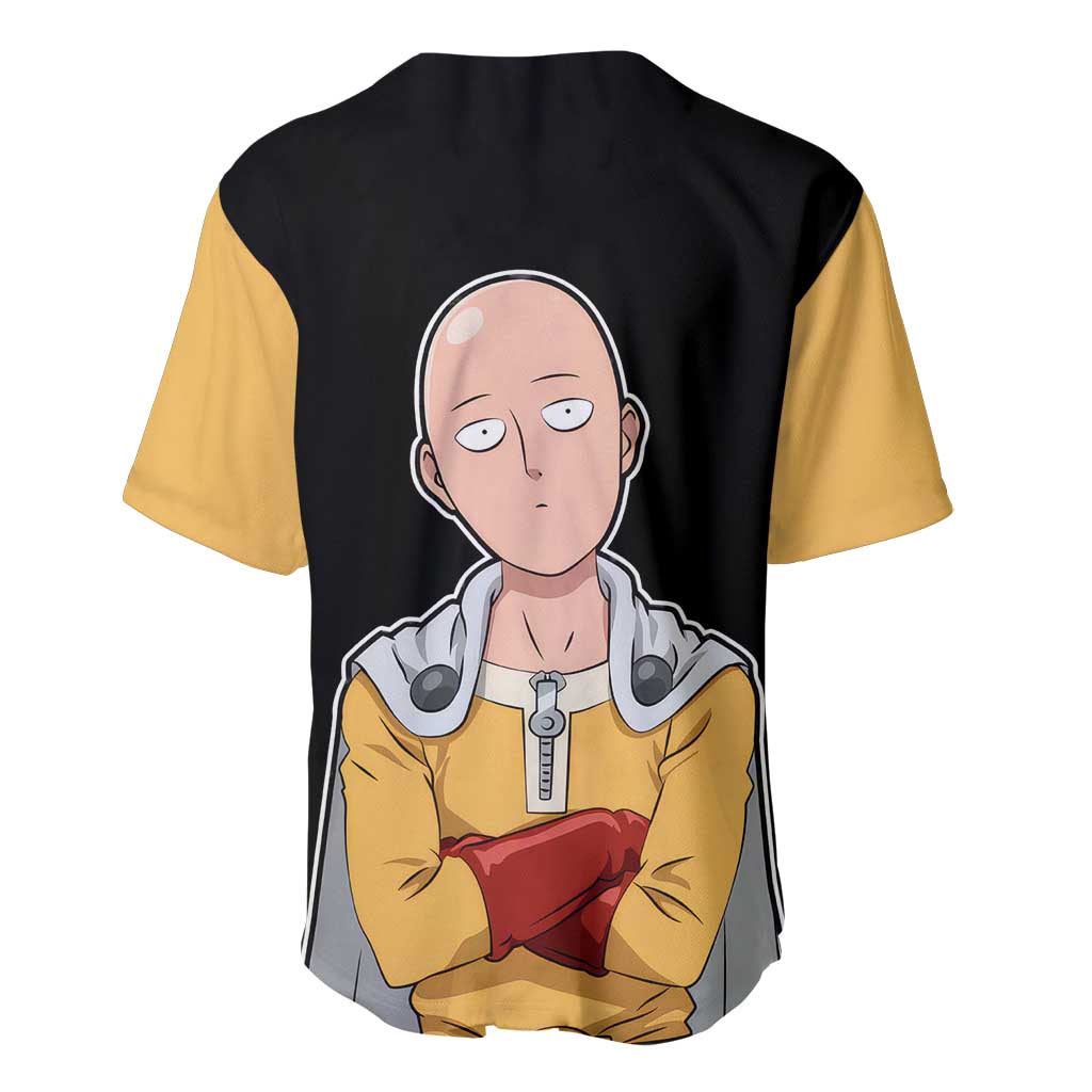 Saitama - One Punch Man Baseball Jersey Anime Mix Manga Style