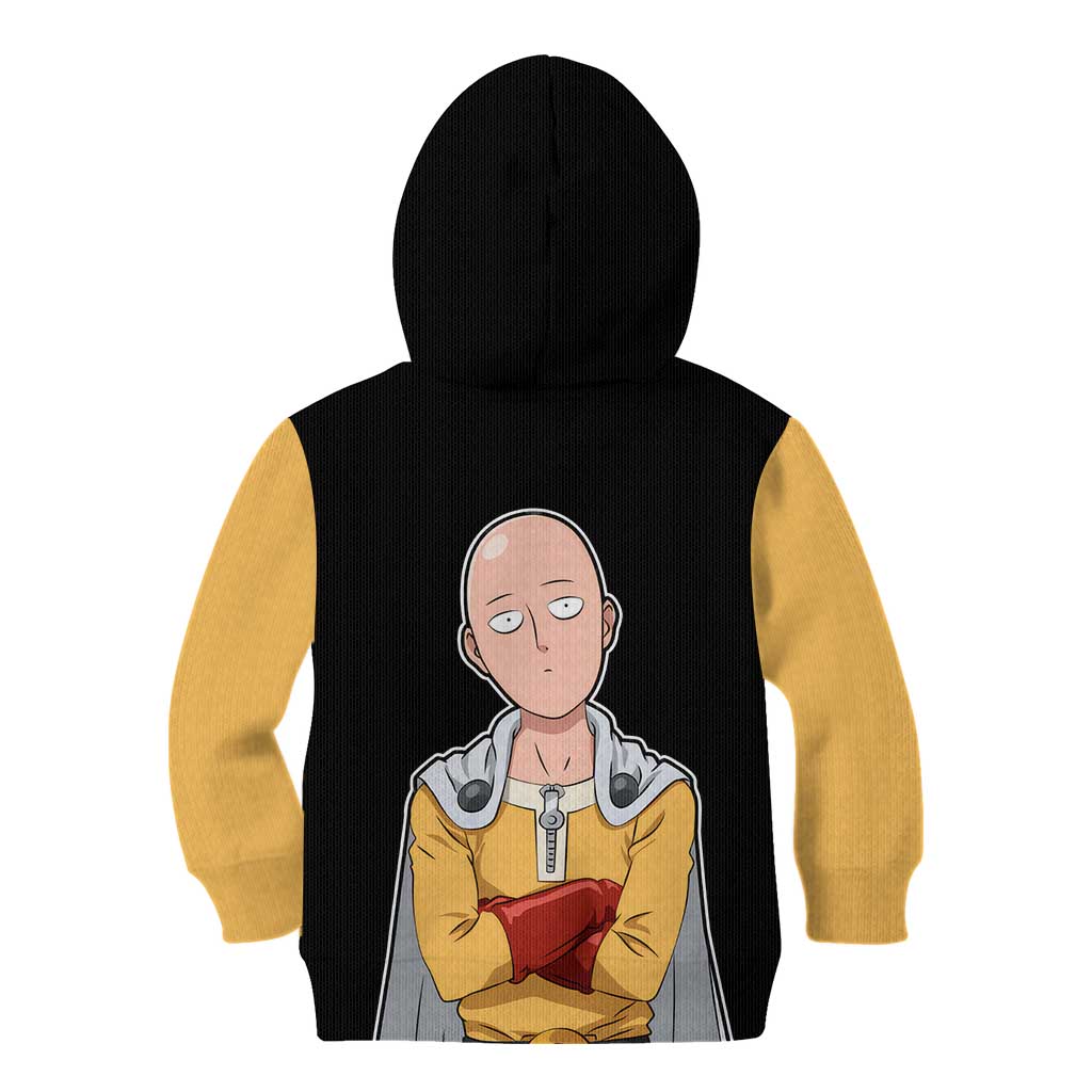 Saitama - One Punch Man Kid Hoodie Anime Mix Manga Style